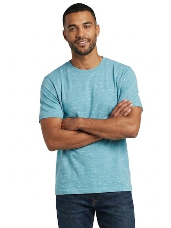Lee Other - Lee Men’s Vintage Triblend Short Sleeve Crew Neck Tee Heathered Blue Size XL